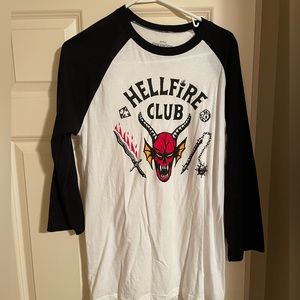 Stranger things Hellfire club tee